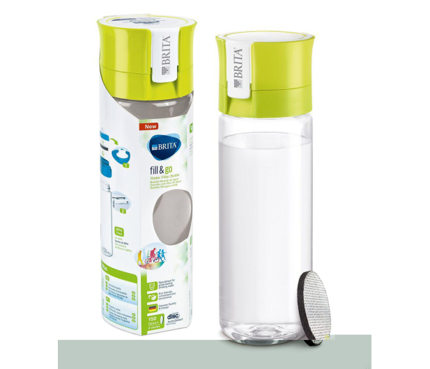 BRITA Butelka filtrująca Fill & Go Limonkowa - 1324390 - zdjęcie